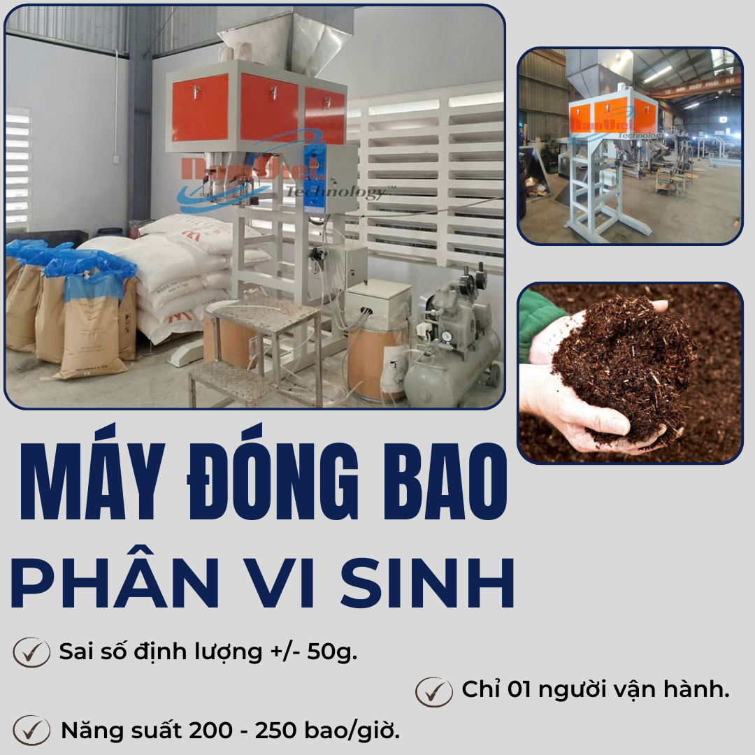 Cân đóng bao phân vi sinh 1 phễu